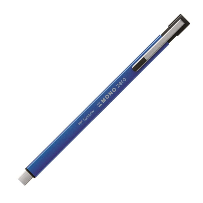 Tombow Mono Zero Square-Shaped Metal Pencil Eraser in Blue-Kiichin - The #1 Place for Japanese Goods in Your Hand!