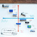 Tombow Mono Pe01 Pencil Eraser - 2 Colors Pack of 10 Jca-063Az Series-Kiichin - The #1 Place for Japanese Goods in Your Hand!