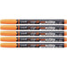 Tombow Firefly Orange Fluorescent Marker Pencil 80 Coat Pack of 5-Kiichin - The #1 Place for Japanese Goods in Your Hand!