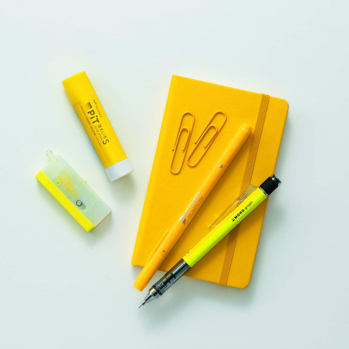 Tombow Pencil Glue Stick 10-Piece Set Disappearing Neon Yellow Color-Kiichin - The #1 Place for Japanese Goods in Your Hand!