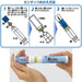 Tombow Refillable Pencil Glue Stick Color Pit Pack of 10 - Pt-Ncr-10P-Kiichin - The #1 Place for Japanese Goods in Your Hand!