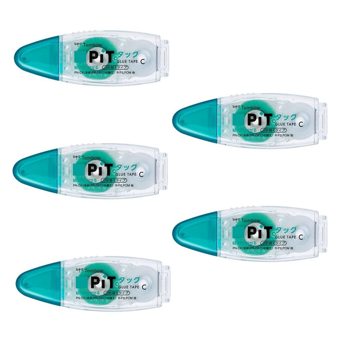 Tombow Pencil Glue Tape Pit Tack 5 Pieces PN-CK-5P Pack by Tombow-Kiichin - The #1 Place for Japanese Goods in Your Hand!