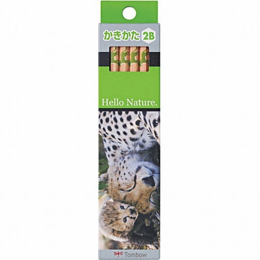 Tombow Hello Nature 2B Drawing Pencil Cheetah Design Pack of 12-Kiichin - The #1 Place for Japanese Goods in Your Hand!