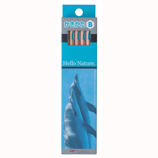 Tombow Dolphin B Pencil for Drawing Hello Nature Edition Pack of 12-Kiichin - The #1 Place for Japanese Goods in Your Hand!