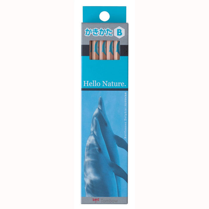 Tombow Dolphin B Pencil for Drawing Hello Nature Edition Pack of 12-Kiichin - The #1 Place for Japanese Goods in Your Hand!