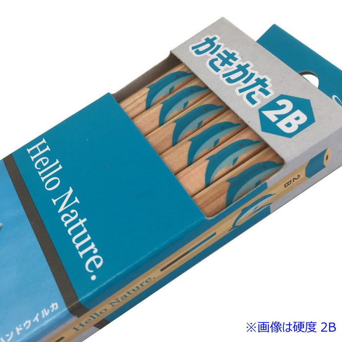 Tombow Dolphin B Pencil for Drawing Hello Nature Edition Pack of 12-Kiichin - The #1 Place for Japanese Goods in Your Hand!