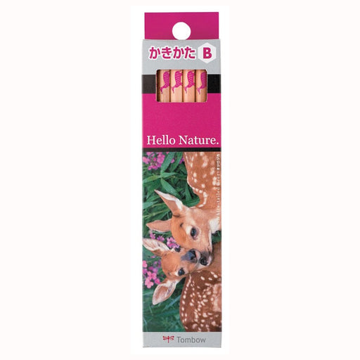 Tombow Hello Nature Drawing Pencil B White-Tailed Deer Pack of 12-Kiichin - The #1 Place for Japanese Goods in Your Hand!