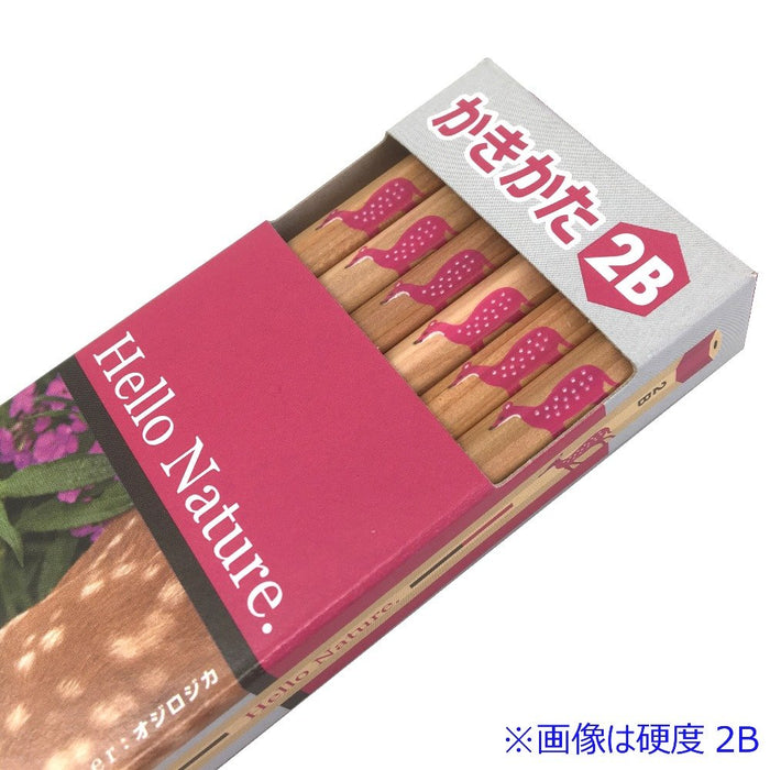 Tombow Hello Nature Drawing Pencil B White-Tailed Deer Pack of 12-Kiichin - The #1 Place for Japanese Goods in Your Hand!