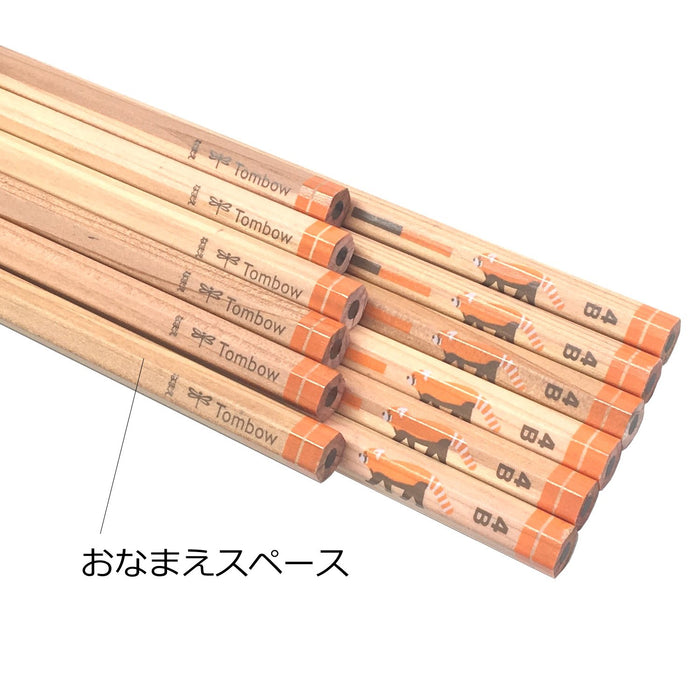 Tombow Red Panda Hello Nature 4B Pencils Pack of 12-Kiichin - The #1 Place for Japanese Goods in Your Hand!