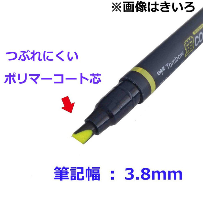 Tombow Bright Color Fluorescent Pencil Highlighter 10Pc Pack Coat 80 Wa-Sc99-10P-Kiichin - The #1 Place for Japanese Goods in Your Hand!