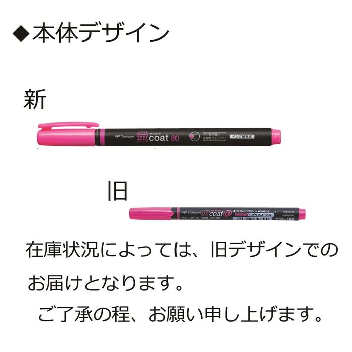 Tombow Bright Color Fluorescent Pencil Highlighter 10Pc Pack Coat 80 Wa-Sc99-10P-Kiichin - The #1 Place for Japanese Goods in Your Hand!