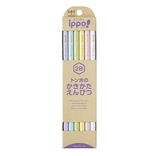 Tombow Ippo 2B Pastel Drawing Pencil Pack of 12-Kiichin - The #1 Place for Japanese Goods in Your Hand!