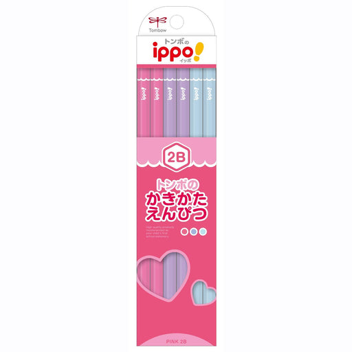 Tombow Ippo 2B Drawing Pencil - Plain Pink Series Kb-Kpw04-2B-Kiichin - The #1 Place for Japanese Goods in Your Hand!