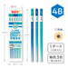 Tombow Ippo! 4B Erasable Pencil Blue Pack of 12-Kiichin - The #1 Place for Japanese Goods in Your Hand!