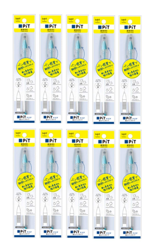 Tombow Aqua Pit Strong Liquid Glue Pencil Pen Type Pt-Wp Set of 10-Kiichin - The #1 Place for Japanese Goods in Your Hand!