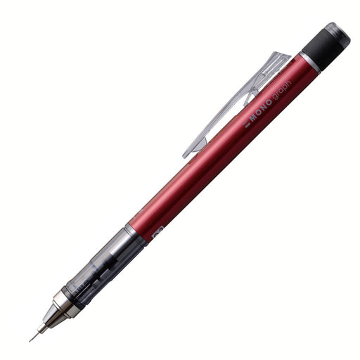 Tombow Mono Monograph 0.3 Mechanical Pencil in Red Pack of 5-Kiichin - The #1 Place for Japanese Goods in Your Hand!