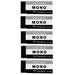 Tombow Mono Eraser Pencil PE01 Black Pack of 5 Pieces-Kiichin - The #1 Place for Japanese Goods in Your Hand!