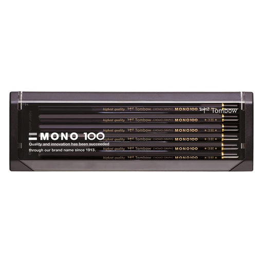 Tombow Mono 100 Pencil 3H Grade Pack of 12-Kiichin - The #1 Place for Japanese Goods in Your Hand!