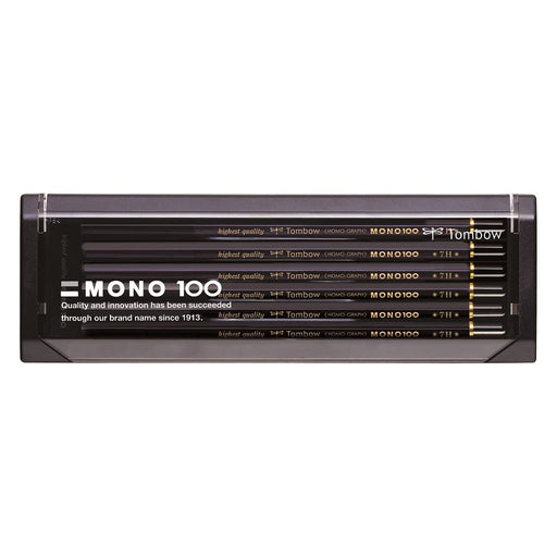 Tombow Mono 100 Pencil Set 7H Hardness Pack of 12-Kiichin - The #1 Place for Japanese Goods in Your Hand!