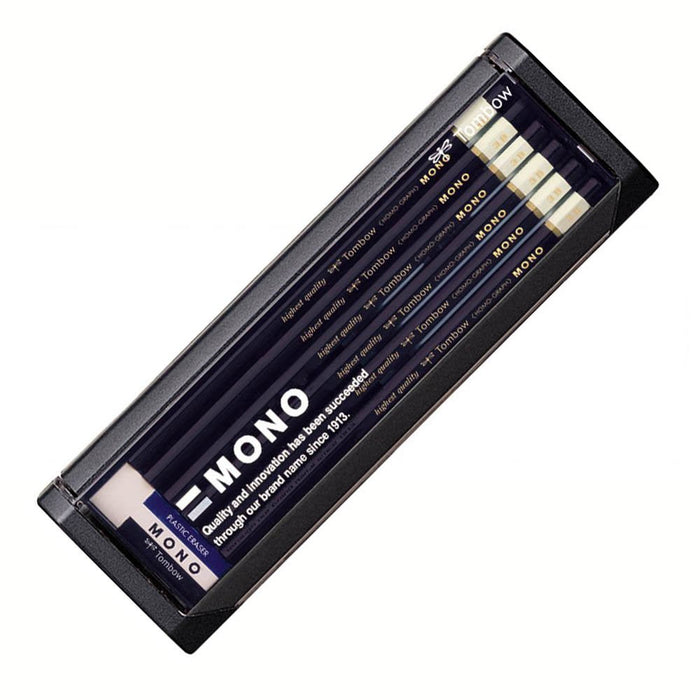 Tombow Mono 3B Pencil Set - High-Quality Lead Pack of 12-Kiichin - The #1 Place for Japanese Goods in Your Hand!