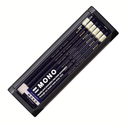 Tombow Mono Pencil Set 4H Hardness Pack of 12-Kiichin - The #1 Place for Japanese Goods in Your Hand!