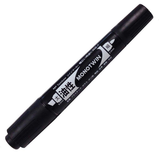 Tombow Mono Twin E Oil Pencil Package of 10 Black - OD-TME33-10P-Kiichin - The #1 Place for Japanese Goods in Your Hand!