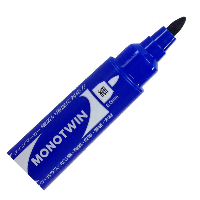 Tombow Mono Twin E Blue Oil Pen 10 Pieces Pack - OD-TME15-10P-Kiichin - The #1 Place for Japanese Goods in Your Hand!