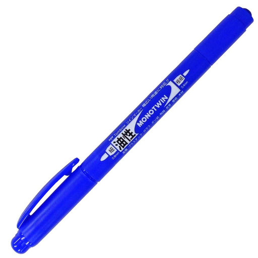 Tombow Mono Twin Oil Pencil Extra Fine E Blue 10 Piece Pack-Kiichin - The #1 Place for Japanese Goods in Your Hand!
