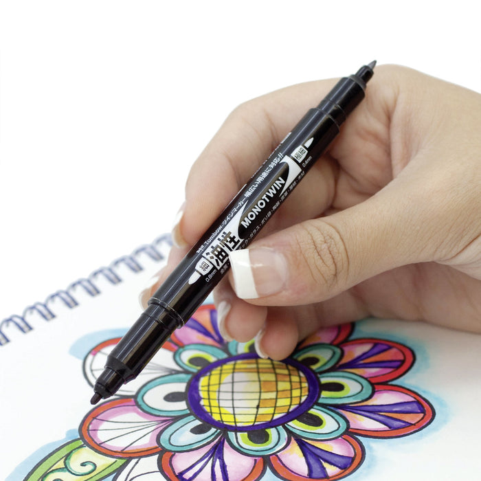 Tombow Mono Twin Signature Pen Extra Fine E Black Oil-Based Pencil Os-Tme33-Kiichin - The #1 Place for Japanese Goods in Your Hand!