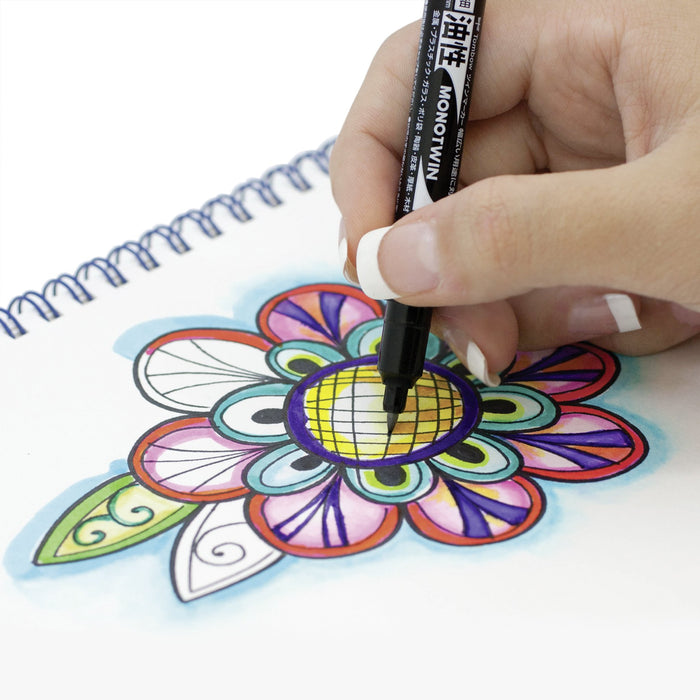 Tombow Mono Twin Signature Pen Extra Fine E Black Oil-Based Pencil Os-Tme33-Kiichin - The #1 Place for Japanese Goods in Your Hand!