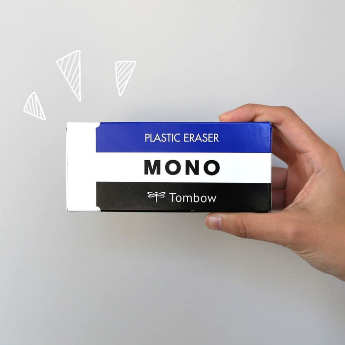 Tombow Mono Pencil Eraser Rectangle 18 Pieces Jha-061 White-Kiichin - The #1 Place for Japanese Goods in Your Hand!