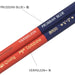 Tombow 8900Vp Vermilion Red and Blue Round Shaft Pencil 7:3 Ratio Pack of 12-Kiichin - The #1 Place for Japanese Goods in Your Hand!