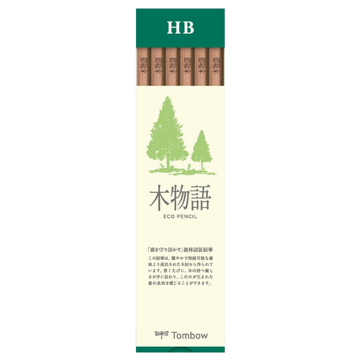 Tombow Pencil HB S Tree Story - Pack of 12 Eco-friendly Stationery-Kiichin - The #1 Place for Japanese Goods in Your Hand!