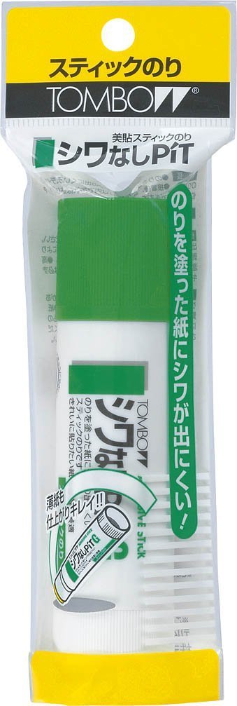 Tombow Pencil Stick Glue Hca-132 Wrinkleless Pack of 5-Kiichin - The #1 Place for Japanese Goods in Your Hand!