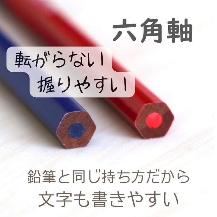 Tombow Ippo Red and Blue Pencils 1 Dozen Pack for Rounding - Cv-Kivp Series-Kiichin - The #1 Place for Japanese Goods in Your Hand!