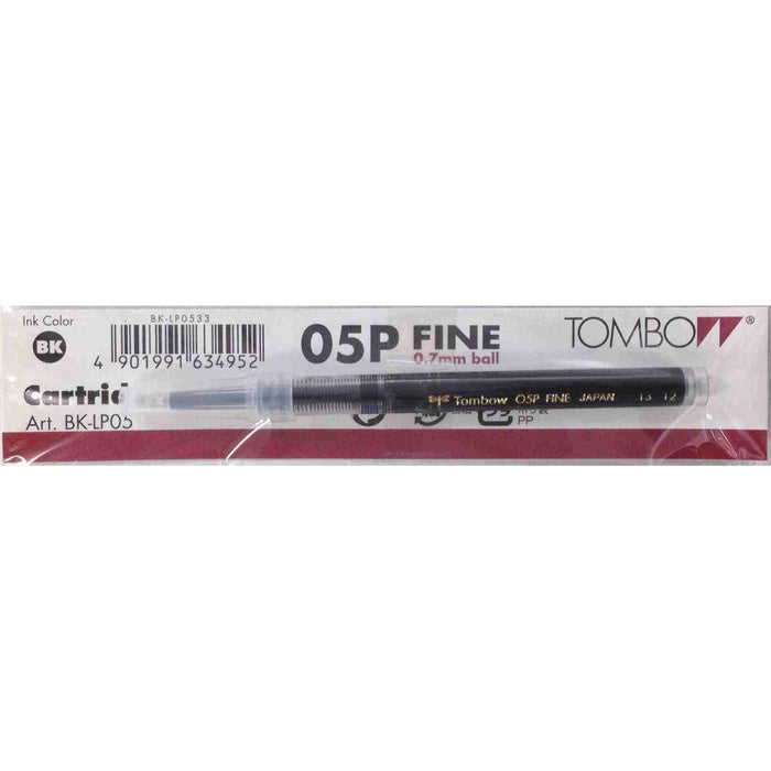 Tombow Zoom LP05 Water-Based Black Ballpoint Pen Refill 0.7mm Pack of 10-Kiichin - The #1 Place for Japanese Goods in Your Hand!