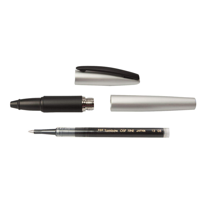 Tombow Zoom 535 Silver Ballpoint Pen 0.7mm Water-Based Ink-Kiichin - The #1 Place for Japanese Goods in Your Hand!