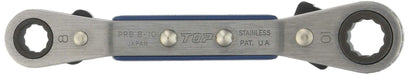 Top Kogyo Bent Plate Ratchet Wrench 8x10mm - Thin 20° Feed Tool Japan-Kiichin - The #1 Place for Japanese Goods in Your Hand!