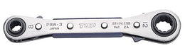 Top Kogyo Plate Ratchet Wrench 4 Sizes 8x10mm 12x13mm Thin Type Japan Made-Kiichin - The #1 Place for Japanese Goods in Your Hand!