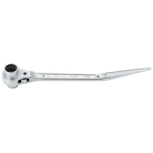 Top Kogyo Ratchet Wrench 17x19mm Curved Forged for Construction Japan Made-Kiichin - The #1 Place for Japanese Goods in Your Hand!