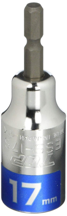 Top Kogyo Scaffolding Clamp Socket 17mm 12-Sided Bit for Drills Japan Made-Kiichin - The #1 Place for Japanese Goods in Your Hand!