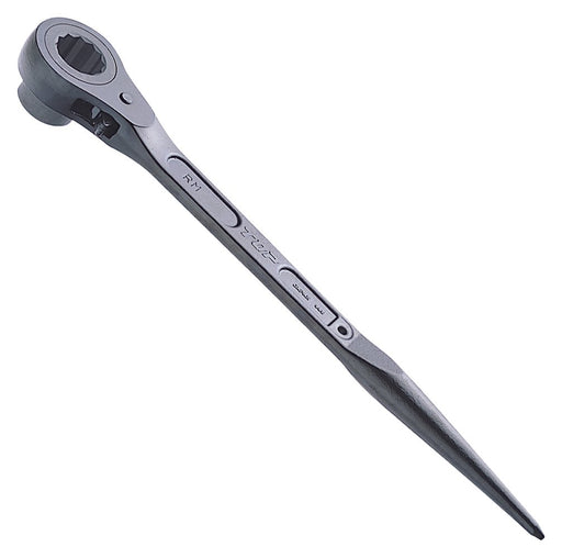 Top Kogyo 22mm Single-Ended Ratchet Wrench with Shank Cationic Coating-Kiichin - The #1 Place for Japanese Goods in Your Hand!