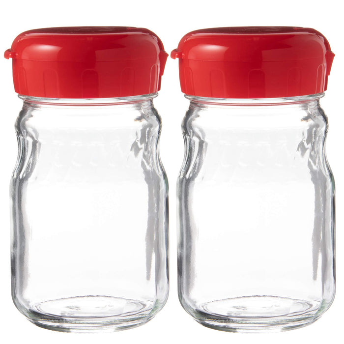 Toyo Sasaki Glass Plum Liquor Bottle Set 2 - 485ml Non-Drip Spout-Kiichin - The #1 Place for Japanese Goods in Your Hand!