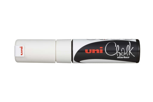 Mitsubishi Pencil Uni Broad 8mm Chisel Tip White Chalk Marker 140095000-Kiichin - The #1 Place for Japanese Goods in Your Hand!