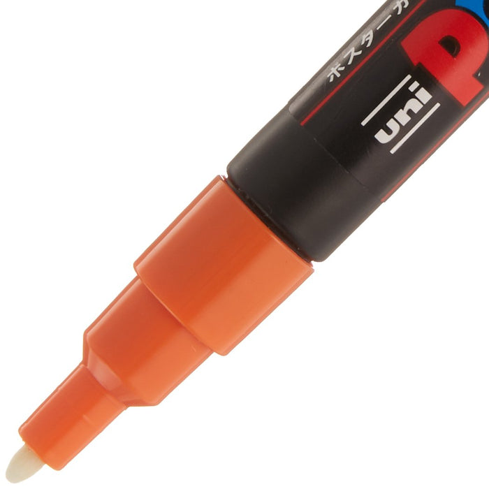 Mitsubishi Pencil Uni Posca Fine Point Orange Marker 0.9-1.3mm Pc-3M.4-Kiichin - The #1 Place for Japanese Goods in Your Hand!