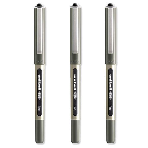 Mitsubishi Pencil Uni-Ball Eye Rollerball Pen UB-157 Medium Black 0.7mm Pack of 3-Kiichin - The #1 Place for Japanese Goods in Your Hand!