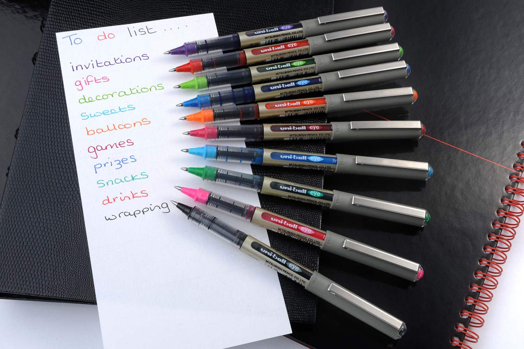 Mitsubishi Pencil Uni-Ball UB-157 Stick Pen Black 3 Pack-Kiichin - The #1 Place for Japanese Goods in Your Hand!