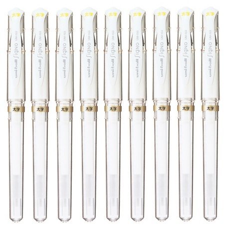 Mitsubishi Pencil Uniball Signo Bold White Ink Gel Pen 3 Pack Original Japan Design-Kiichin - The #1 Place for Japanese Goods in Your Hand!