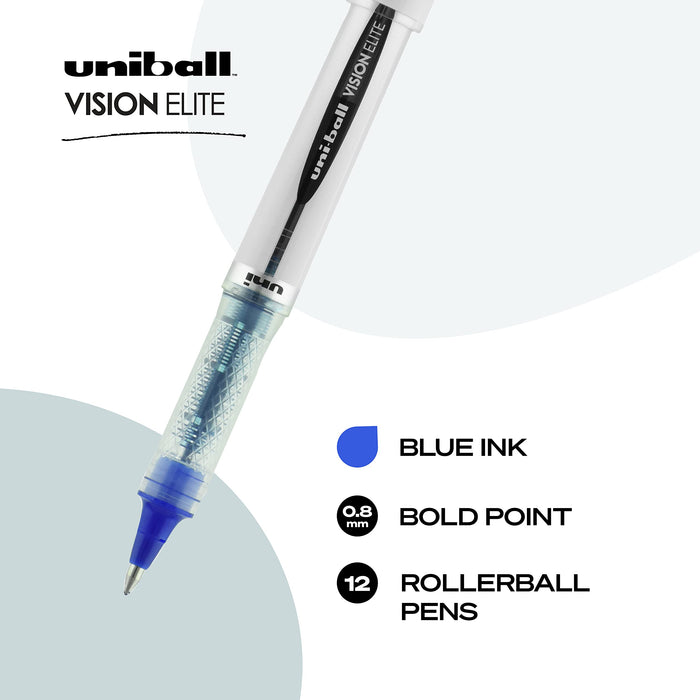 Mitsubishi Pencil Uniball Vision Elite Ballpoint Pen 12-Pack-Kiichin - The #1 Place for Japanese Goods in Your Hand!