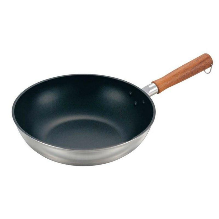 Authentic Urushiyama 30Cm Non-Stick Wok - Premium Japanese Craftsmanship-Kiichin - The #1 Place for Japanese Goods in Your Hand!